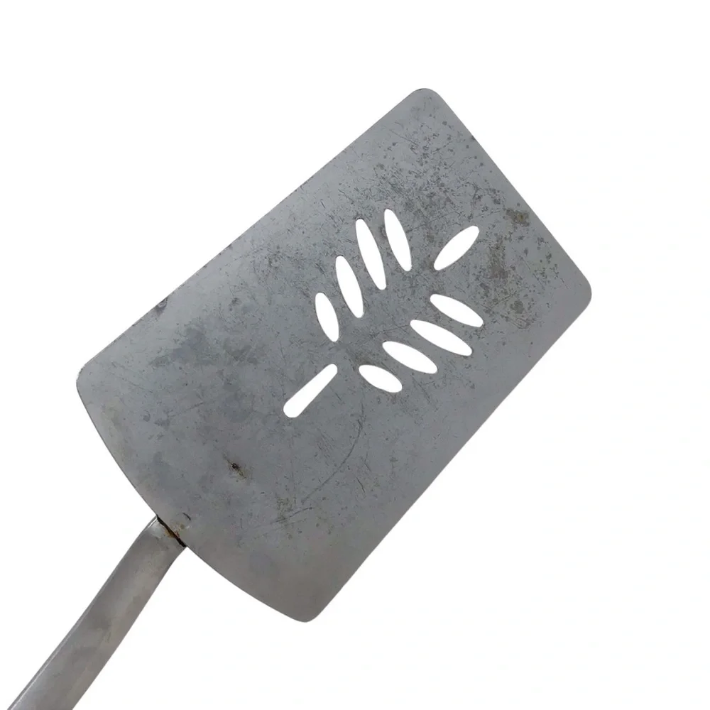 Vintage Korea Pink Slotted Spatula Turner Kitchen Utensil 11” Mauve Retro